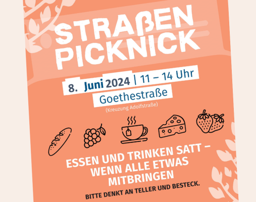 Plakat der Veranstaltung Strassenpicknick 2024